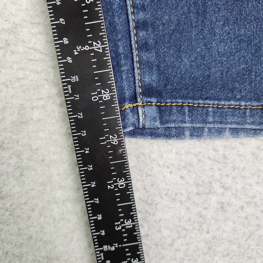 Nicki Minaj Jeans Womens 9/10 Blue Denim Dark‎ Wash Mid-Rise Streetwear Skinny